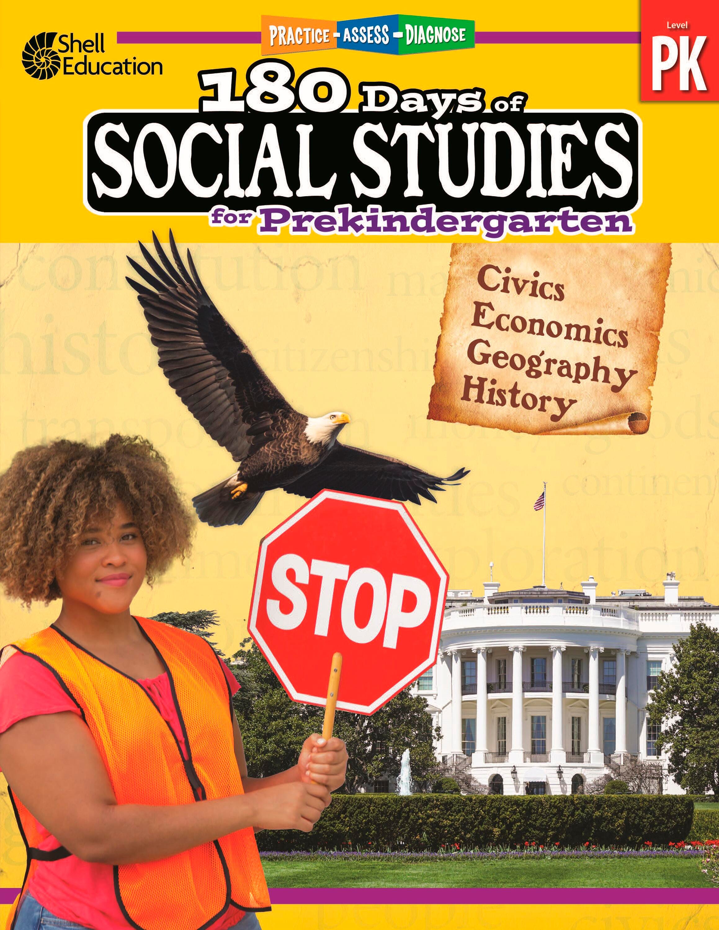 Shell Education 180 Days of Social Studies for Prekindergarten 2132347